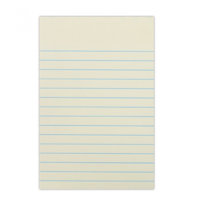 Bloczek samoprzylepny DONAU, 101x150mm, w linię, 1x100 kart., 75gsm, żółty