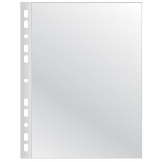 Koszulki na dokumenty Q-CONNECT, poszerzane, PP, A4, groszkowe, 40mikr., 50szt.