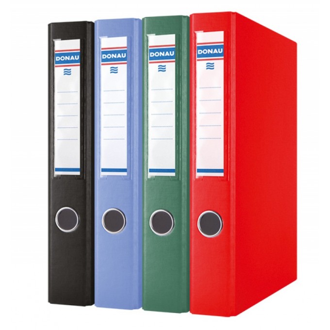 Segregator ringowy DONAU, PP, A4/4RD/30mm, niebieski