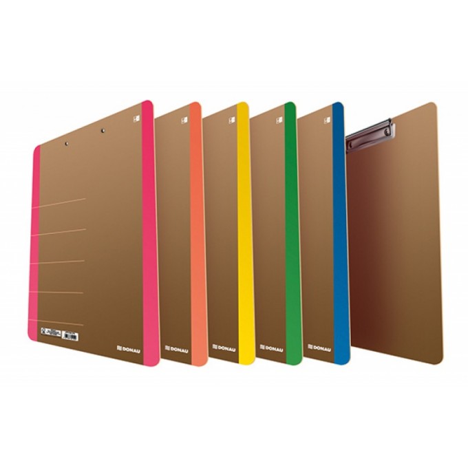 Clipboard DONAU Life, karton, A4, z klipsem, zielony