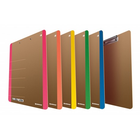 Clipboard DONAU Life, karton, A4, z klipsem, zielony