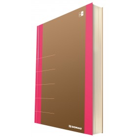 Notatnik DONAU Life, organizer, 165x230mm, 80 kart., różowy