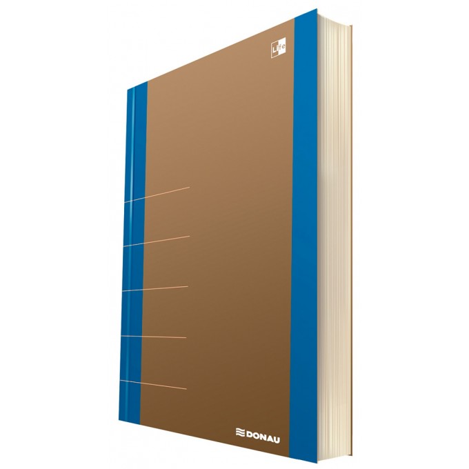 Notatnik DONAU Life, organizer, 165x230mm, 80 kart., niebieski