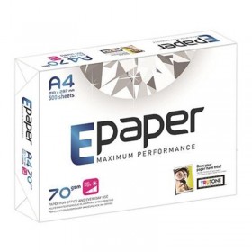 Papier ksero E-Paper, uniwersalny, A4, klasa C, 160CIE, 70gsm, 500ark.