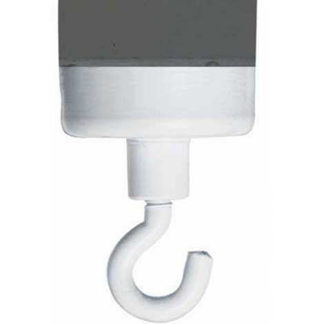 Magnesy do tablic FRANKEN, hak, średnica 25mm, biały