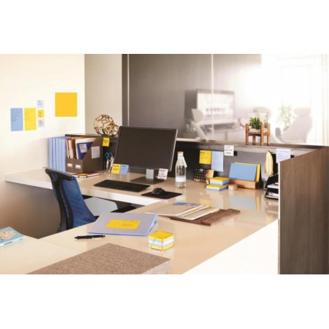 Karteczki samoprzylepne POST-IT® Super Sticky (654-6SS-NY), 76x76mm, 6x90 kart., new york