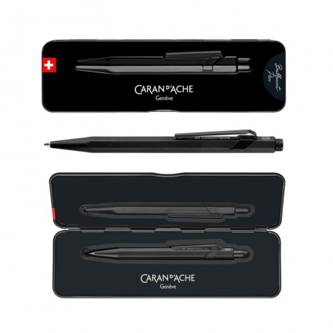 Długopis CARAN D'ACHE 849 Black Code, M, w pudełku, czarny