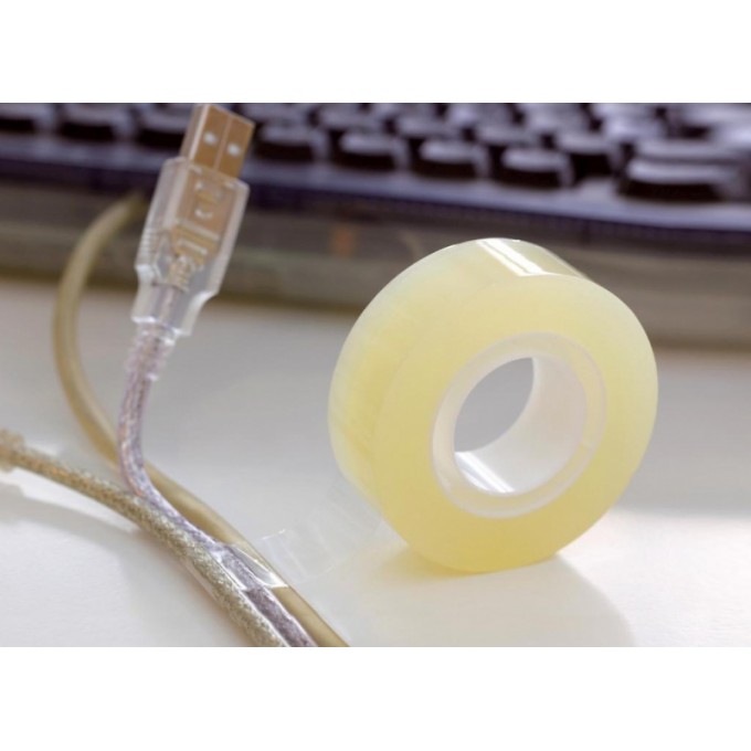 Taśma biurowa ekonomiczna SCOTCH® (508), 15mm, 33m, 10szt., transparentny żółty