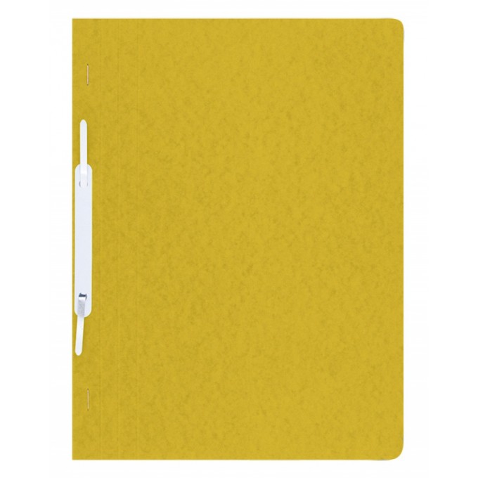 Skoroszyt DONAU, preszpan, A4, twardy, 390gsm, żółty