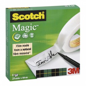 Taśma biurowa SCOTCH® Magic™ (810-2566), matowa, 25mm, 66m