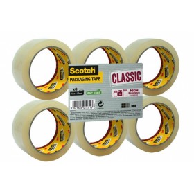 Taśma pakowa Scotch® Classic (CL.4850.F6.T), 48mm, 50m, 6szt., transparentna