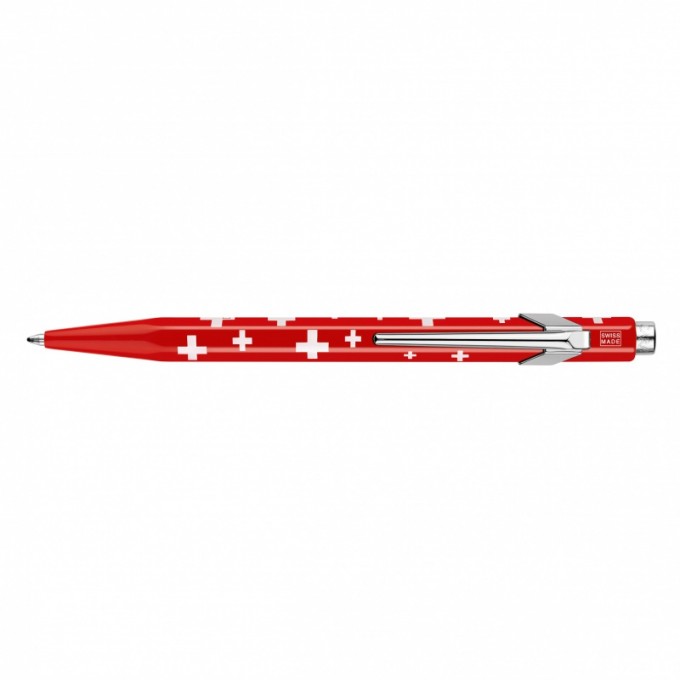 Długopis CARAN D'ACHE 849 Swiss Flag, M, czerwony