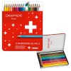 Kredki CARAN D'ACHE Swisscolor Aquarelle, z efektem akwareli, sześciokątne, 18szt., mix kolorów Kredki CARAN D'ACHE Swisscolor Aquarelle, z efektem akwareli, sześciokątne, 18szt., mix kolorów