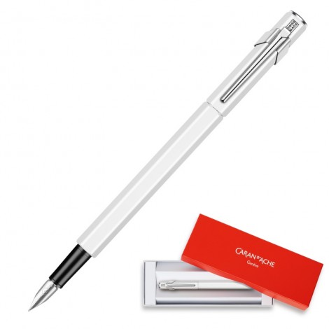 Pióro wieczne CARAN D'ACHE 849, EF, białe