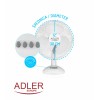 Wentylator ADLER AD 7303, biurkowy, śr. 30cm, 70W, biały