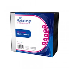 Płyta CD-R MEDIARANGE, 700MB, prędkość 52x, 10szt., slimcase