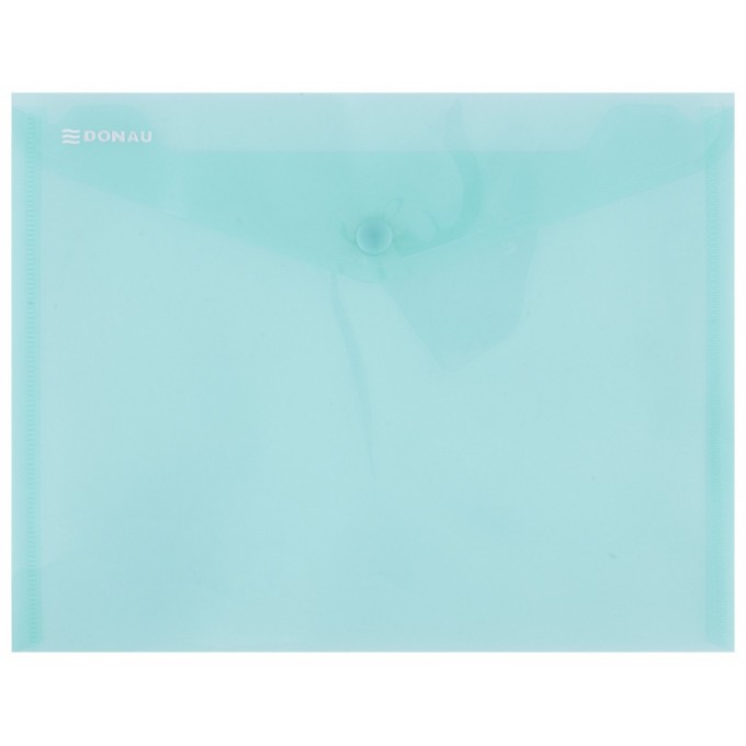 Teczka kopertowa DONAU zatrzask, PP, C5, 180mikr., zielona