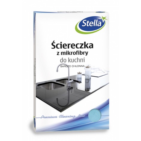 Ściereczka z mikrofibry STELLA, do kuchni, 1 szt., mix