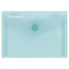 Teczka kopertowa DONAU zatrzask, PP, A7, 180mikr., zielona