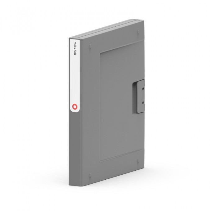Folder NEW BINDER MOXOM, plastikowy, A4/35mm, ciemnoszary