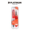 Pióro wieczne Platinum Prefounte Vermilion Orange, F, w plastikowym opakowaniu, na blistrze, pomarańczowe
