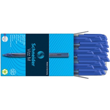 Długopis SCHNEIDER VIZZ, M, 1szt., niebieski