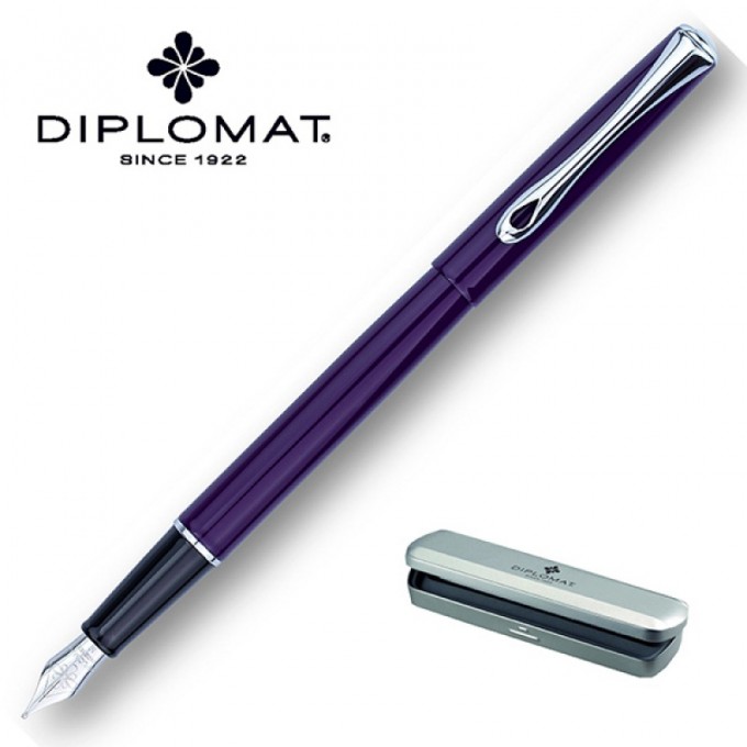 Pióro wieczne DIPLOMAT Traveller, M, fioletowe