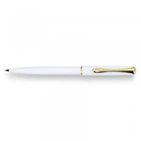 Ołówek automatyczny DIPLOMAT Traveller, 0,5mm, biały/złoty