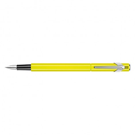 Pióro wieczne CARAN D'ACHE 849 Fluo Line, M, żółte