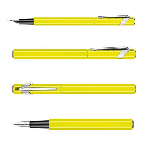 Pióro wieczne CARAN D'ACHE 849 Fluo Line, M, żółte