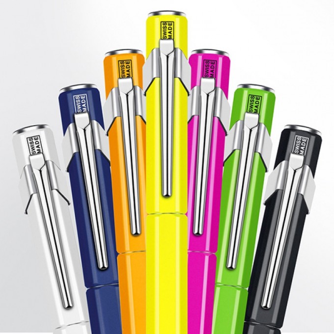 Pióro wieczne CARAN D'ACHE 849 Fluo Line, F, pomarańczowe