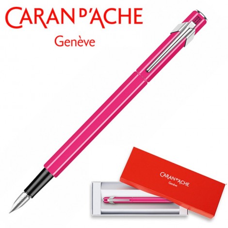 Pióro wieczne CARAN D'ACHE 849 Fluo Line, F, różowe