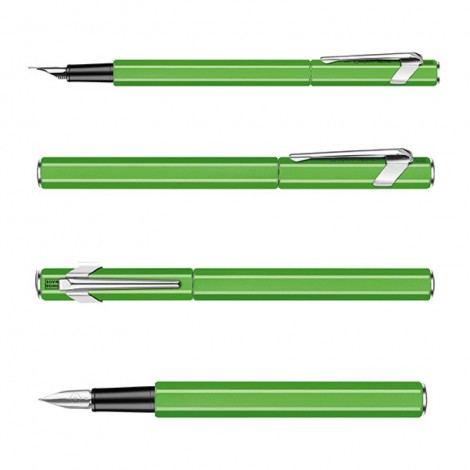 Pióro wieczne CARAN D'ACHE 849 Fluo Line, F, zielone