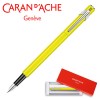 Pióro wieczne CARAN D'ACHE 849 Fluo Line, F, żółte