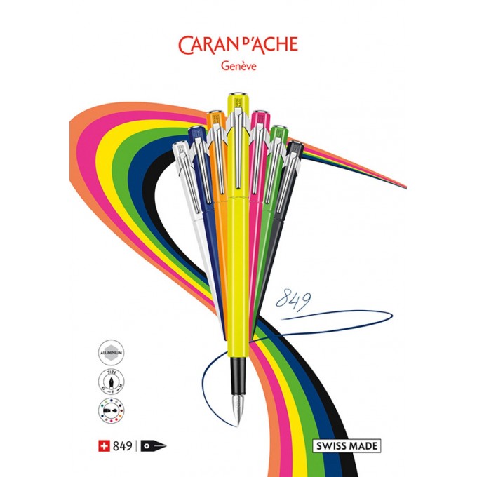 Pióro wieczne CARAN D'ACHE 849, B, czarne