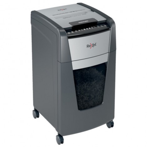Niszczarka automatyczna REXEL OPTIMUM AUTOFEED+ 300X, P-4, 300 kart.,60l, czarna