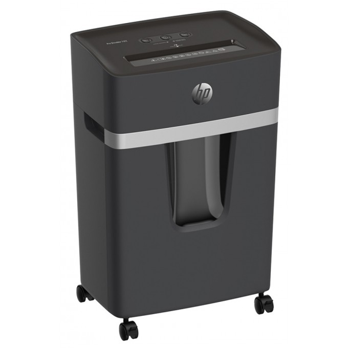 Niszczarka HP PRO SHREDDER 15CC, ścinki, P-4, 15 kart., 20l, ciemnoszara