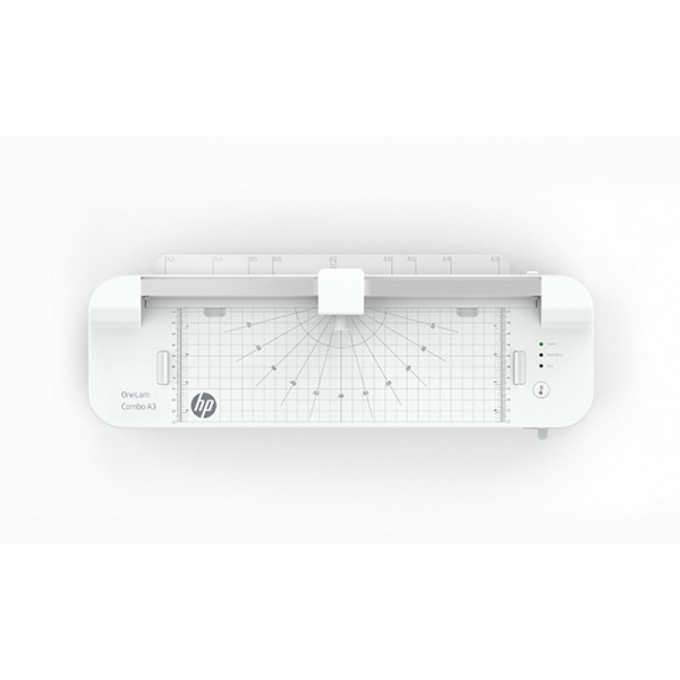 Laminator HP ONELAM COMBO A3, zintegrowany trymer, prędkość laminowania 40 cm/min, biały