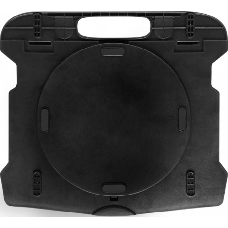 Podstawa pod laptopa z obrotowym podłożem Q-CONNECT, 25,5 x 2,2 x 28 cm, czarna Podstawa pod laptopa z obrotowym podłożem Q-CONNECT, 25,5 x 2,2 x 28 cm, czarna
