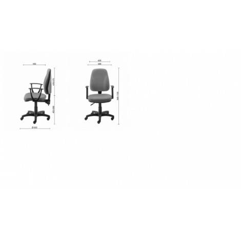 Fotel biurowy OFFICE PRODUCTS Paros, czarny