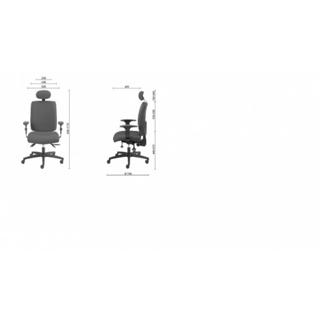 Fotel biurowy OFFICE PRODUCTS Kefalonia, czarny