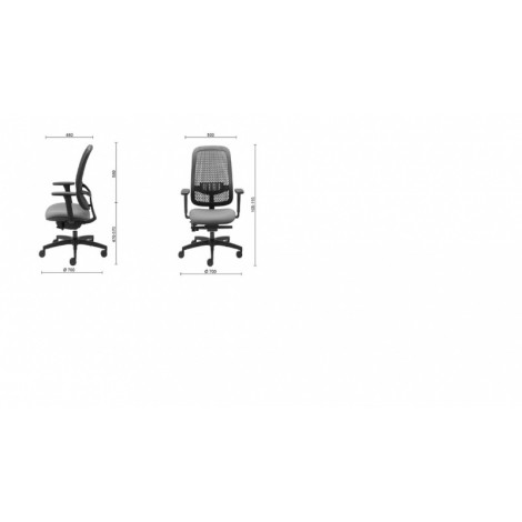 Fotel biurowy OFFICE PRODUCTS Skiatos, czarny