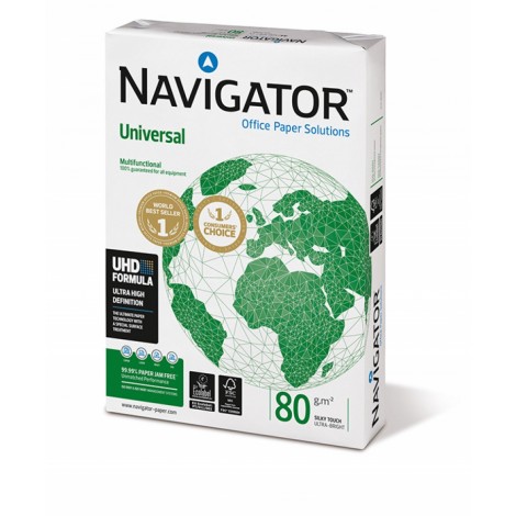 Papier ksero NAVIGATOR UNIVERSAL FSC, A4, klasa A, 80 gsm, 500 ark