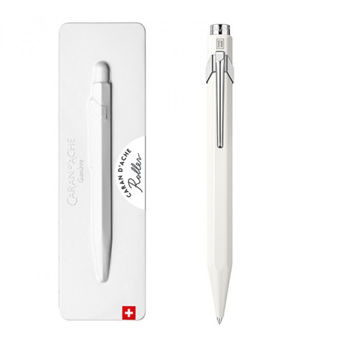 Pióro kulkowe CARAN D'ACHE 849, w pudełku, białe