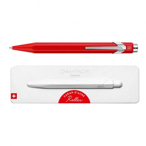 Pióro kulkowe CARAN D'ACHE 849, w pudełku, czerwone