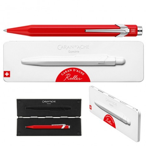 Pióro kulkowe CARAN D'ACHE 849, w pudełku, czerwone