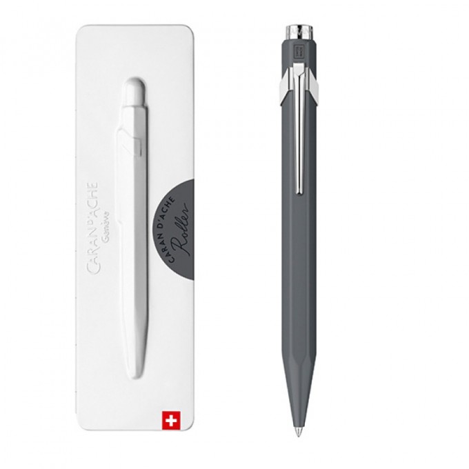 Pióro kulkowe CARAN D'ACHE 849, w pudełku, szare