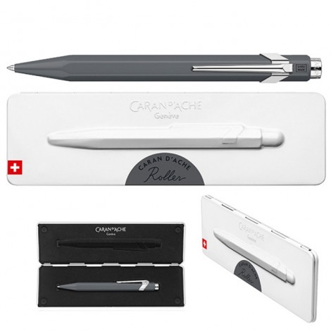 Pióro kulkowe CARAN D'ACHE 849, w pudełku, szare