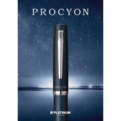 Pióro wieczne PLATINUM Procyon Deep Sea, M, niebieskie