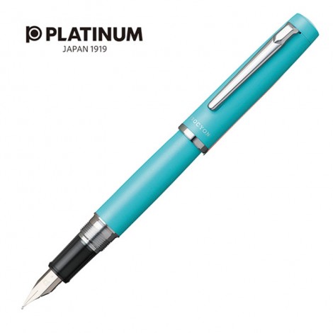 Pióro wieczne PLATINUM Procyon Turquoise Blue, F, turkusowe